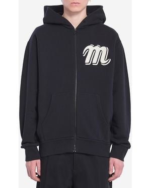 MONCLER X MERCEDES-BENZ Embroidered Hoodie - Blue