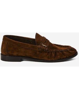 Saint Laurent Le Loafer Mocassins - Brown