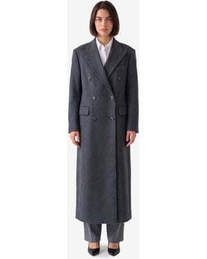 Tagliatore Caitlyn Doublebreasted Coat - Blue