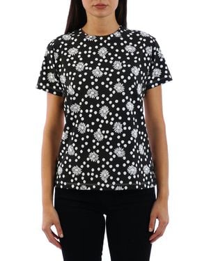 Emanuel Ungaro Tshirt With Flowers - White