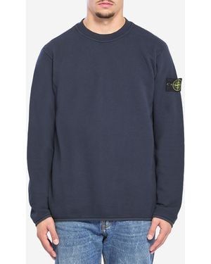 Stone Island Felpa Girocollo - Blu