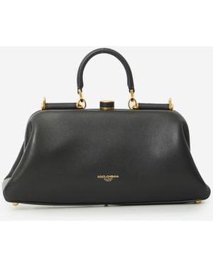 Dolce & Gabbana Lambskin Shoulder Bag - Black