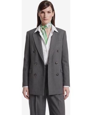 SUTTON NEW YORK Anthracite Doublebreasted Jacket - Grey