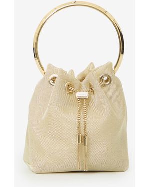 Jimmy Choo Champagne Mesh Bon Bon Bag - Natural