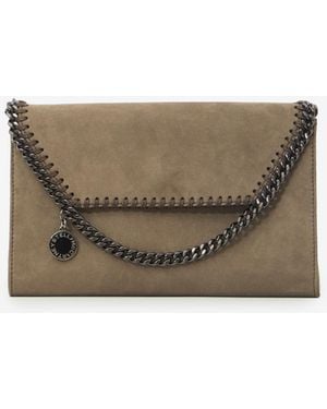 Stella McCartney Falabella Wallet With Chain - Grey