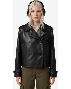 Burberry Trench Corto Mayfair - Nero