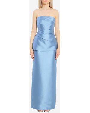 Solace London Lucille Maxi Dress - Blue