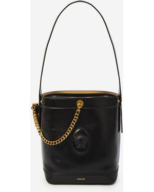 Versace Medusa Bucket Bag - Black