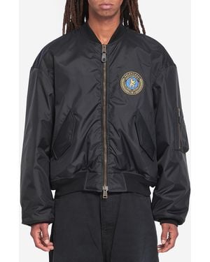 Balenciaga Hybrid Bomber in Black for Men | Lyst