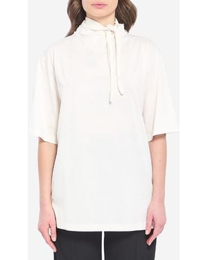 Lemaire Tshirt With Scarf - White