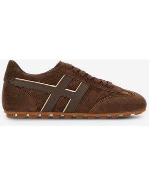 Hogan Olympia Trainers - Brown