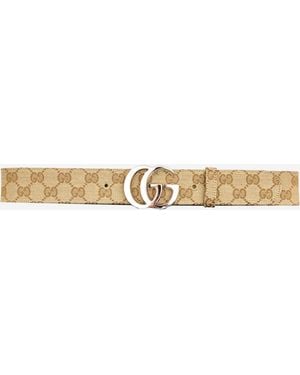 Gucci Gg Marmont Belt - White