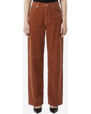 Haikure Bethany Velvet Pier Jeans - Brown