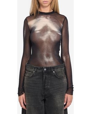 Jean Paul Gaultier Body Dust Top - Black