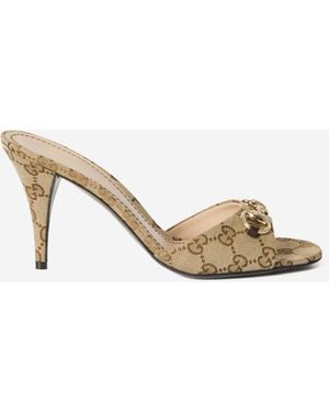 Gucci Morsetto Sandals - Natural