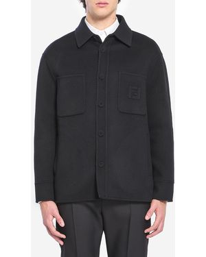 Fendi Wool Overshirt - Black