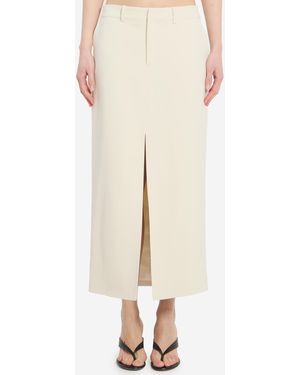 Frankie Shop Maybelle Midi Skirt - White