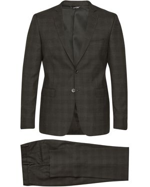 Tonello Prince Of Wales Suit - Black