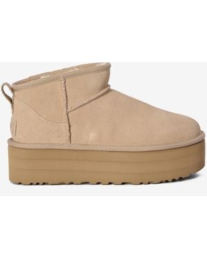 UGG Classic Ultra Mini Platform Boots - Natural