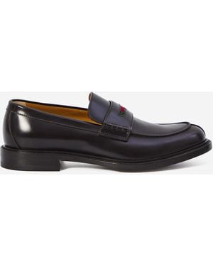 Gucci Mocassino Con Dettaglio Web - Bianco