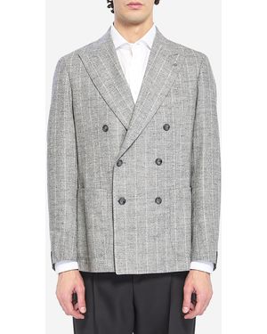 Tagliatore Montecarlo Doublebreasted Jacket - Grey