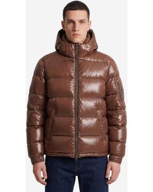 Herno Piumino Polar Tech Con Cappuccio - Marrone