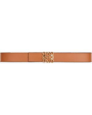 Loewe Reversible Anagram Belt - White