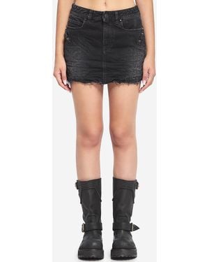 Balenciaga Mini City Skirt - Black
