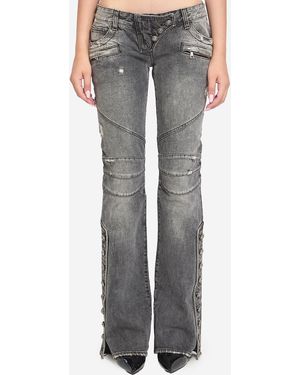 Balmain Flared Jeans - Grey
