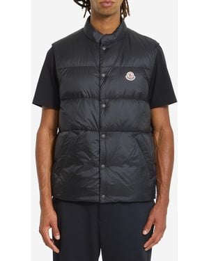 Moncler Quilted Down Gilet Tuquerouye - Black