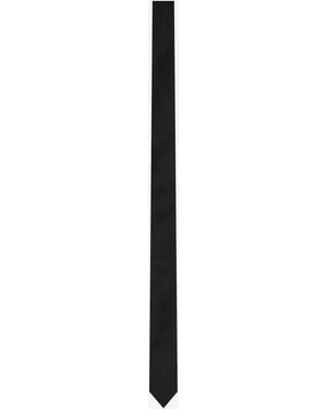 Saint Laurent Skinny Evening Tie - White