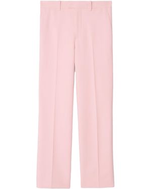 Burberry Tailored Mini Wool Pants For - Pink