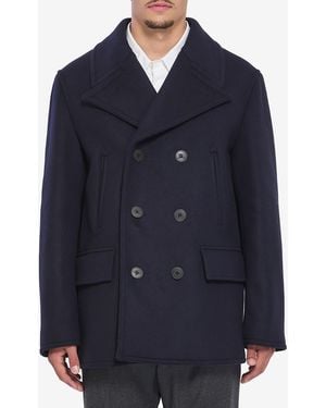 Burberry Pea Coat - Blue