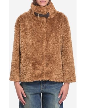 Herno Giaccone Ecofur - Marrone