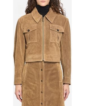 Arma Helen Suede Jacket - Natural