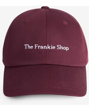 Frankie Shop Burgundy Frankie Baseball Cap - Purple
