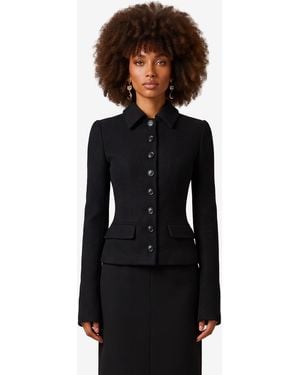 Dolce & Gabbana Singlebreasted Wool Jacket - Black