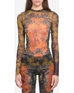 Jean Paul Gaultier Mdaillon Top - Black