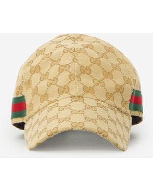 Gucci Cappello Da Baseball Con Web - Neutro