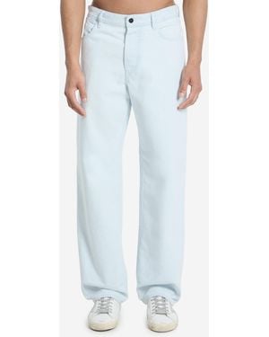 Stone Island Loose Denim Trousers - Blue