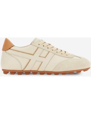 Hogan Olympia Trainers - Natural
