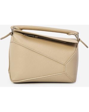 Loewe Borsa Puzzle Edge Mini - Neutro