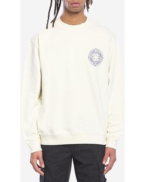 Stone Island Crew Neck Jumper - White