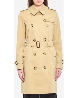 Burberry Heritage Kensington Trench Coat - Natural