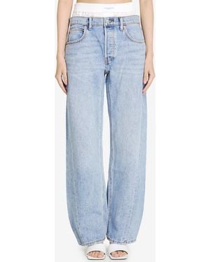 Alexander Wang Jeans With Prestyled Boxer - Blue