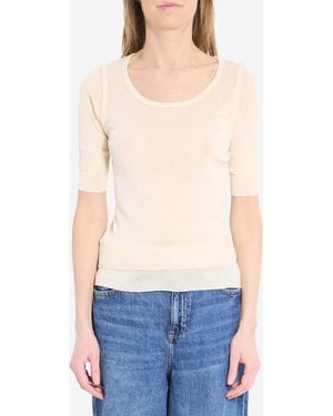 Lemaire Trompe Loeil Top - White