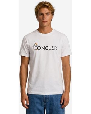 Moncler Mon Duck Cotton Tshirt - White