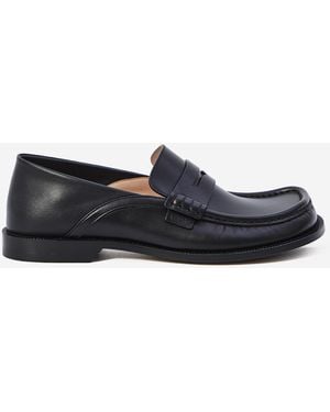 Loewe Mocassini Campo Flap Back - Bianco