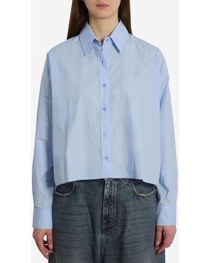 Frankie Shop Arlen Boxy Shirt - Blue