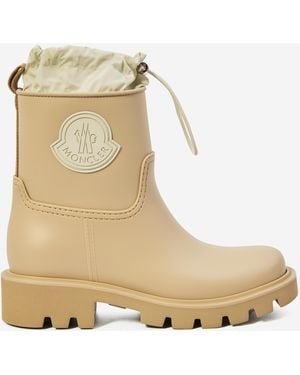Moncler Kickstream Rain Boots - Natural
